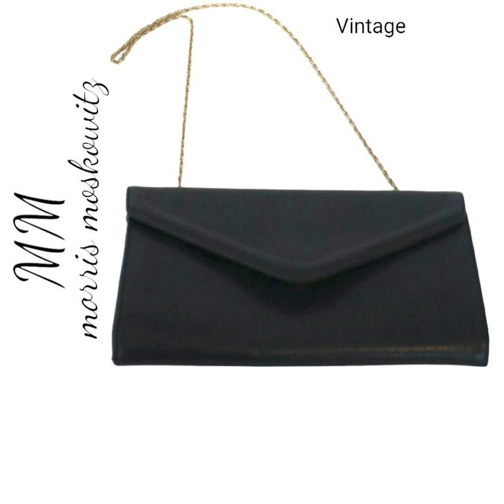 Vintage Morris Moskowitz Navy Envelope Purse